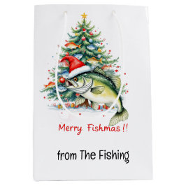 Bolsa De Regalo Mediana Navidades de los amantes de la pesca festejan con 