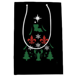 Bolsa De Regalo Mediana Navidades de Luisiana Holiday Cajun