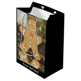 Bolsa De Regalo Mediana Navidades de pan de jengibre