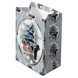 Bolsa De Regalo Mediana Navidades de Poodle Trio