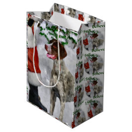 Bolsa De Regalo Mediana Navidades de punteros de Shorthtransmitidos de Ale