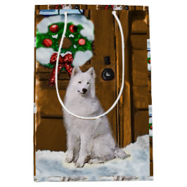 Bolsa De Regalo Mediana Navidades de Samoyed Lovers