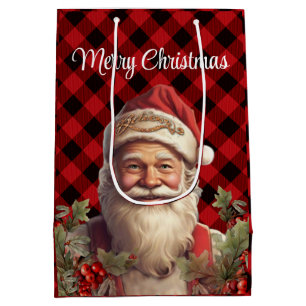 Bolsa De Regalo Mediana Navidades de Santa Claus Saint Nicholas