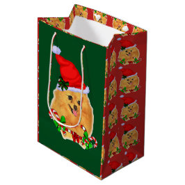 Bolsa De Regalo Mediana Navidades de Santa Pomerania