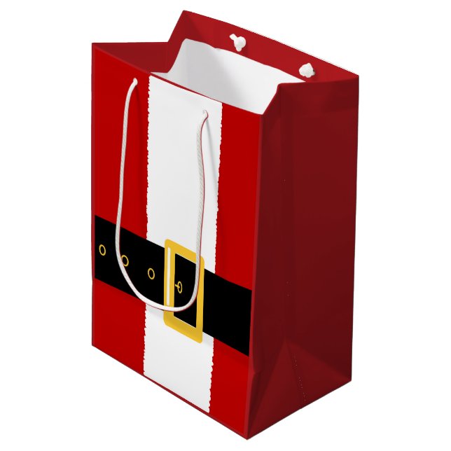 Bolsa De Regalo Mediana Navidades de Santa Suit Med GB (Angulo Anverso)