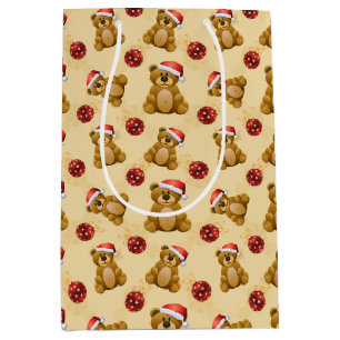 Bolsa De Regalo Mediana Navidades de Teddy Bears