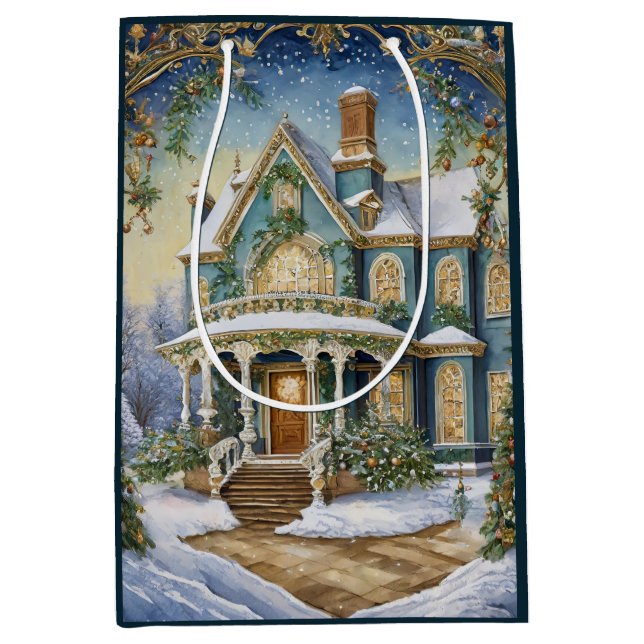 Bolsa De Regalo Mediana Navidades de Victoria (Anverso)