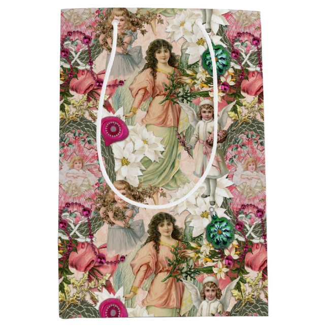 Bolsa De Regalo Mediana Navidades de Victoria Esparkle   (Anverso)