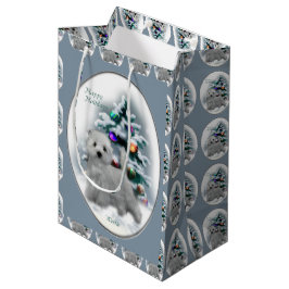 Bolsa De Regalo Mediana Navidades de West Highland White Terrier