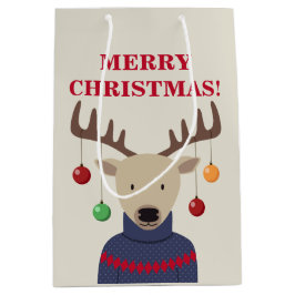 Bolsa De Regalo Mediana Navidades Deer