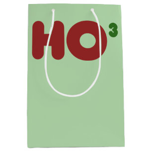 Bolsa De Regalo Mediana Navidades divertidos de Ho 3 Nerdy
