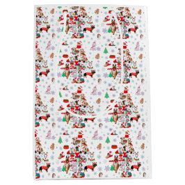 Bolsa De Regalo Mediana Navidades Doggie Muy Feliz