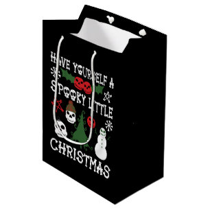Bolsa De Regalo Mediana Navidades espeluznantes Gótico temerario feriado