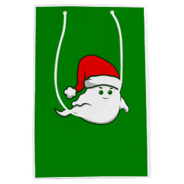 Bolsa De Regalo Mediana navidades feos fantasma espeluznante verde