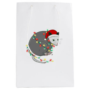Bolsa De Regalo Mediana navidades feos santa claus opossum