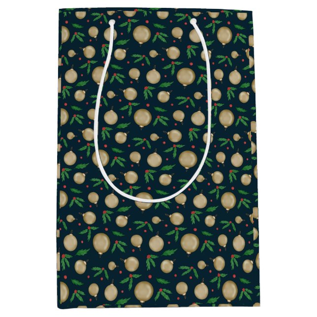 Bolsa De Regalo Mediana Navidades festivos (Anverso)