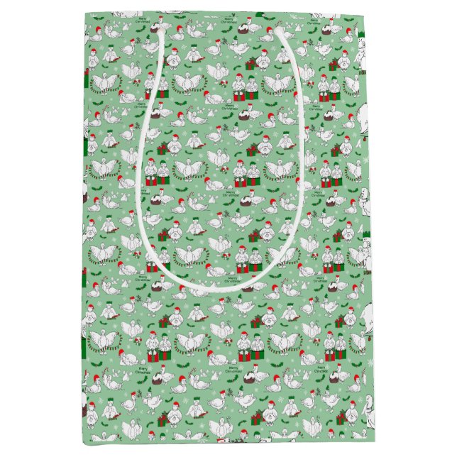 Bolsa De Regalo Mediana Navidades festivos (Anverso)