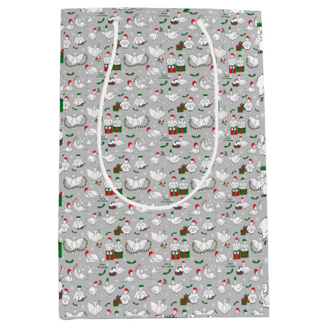 Bolsa De Regalo Mediana Navidades festivos (Anverso)