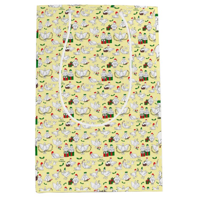 Bolsa De Regalo Mediana Navidades festivos (Anverso)