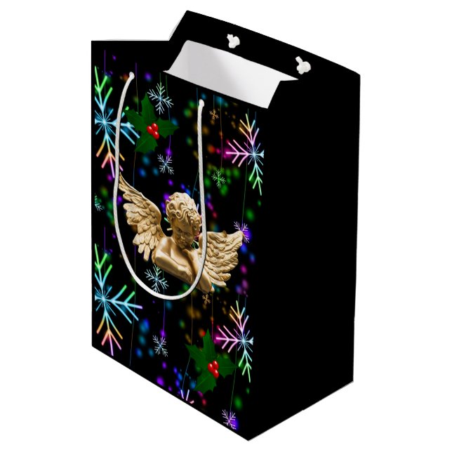 Bolsa De Regalo Mediana Navidades Gift Bags Angel (Angulo reverso)