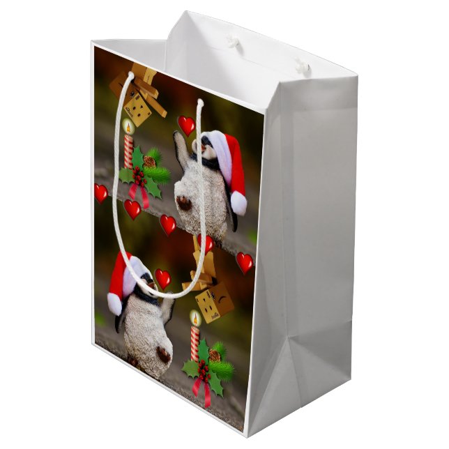 Bolsa De Regalo Mediana Navidades Gift Bags Pengiun (Angulo reverso)