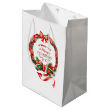 Navidades hermosos y elegantes con bolsita de rega