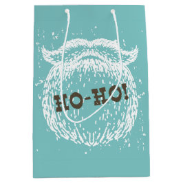Bolsa De Regalo Mediana Navidades Ho-Ho Holiday Santa Noel