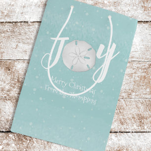 Bolsa De Regalo Mediana Navidades Holiday Elegant Beach Turquoise Costa