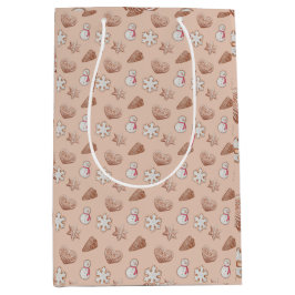 Bolsa De Regalo Mediana Navidades Intercambio de cookies