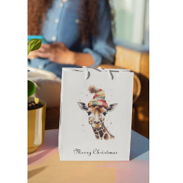 Bolsa De Regalo Mediana Navidades íntimos de Safari, personalizado