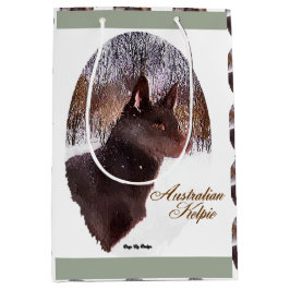 Bolsa De Regalo Mediana Navidades Kelpie de Australia