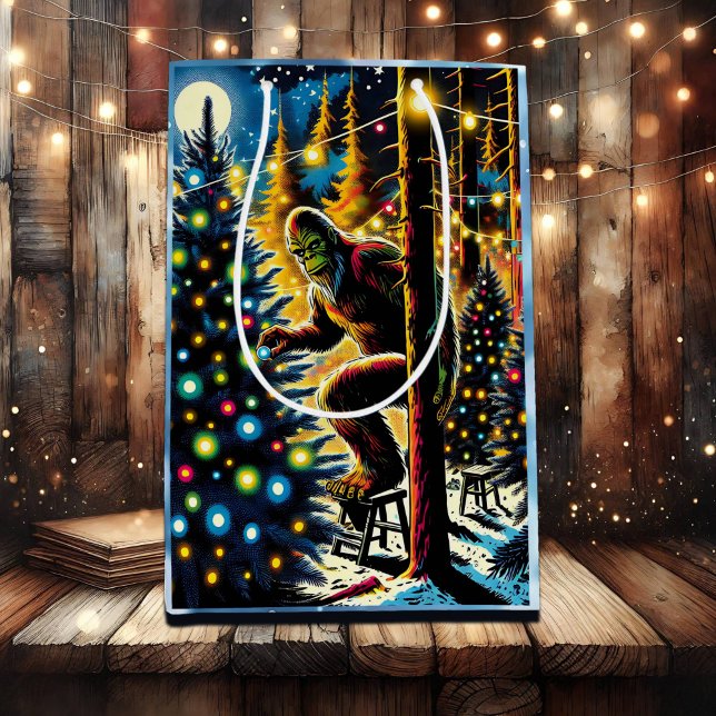 Bolsa De Regalo Mediana Navidades legendarios Bigfoot (Subido por el creador)