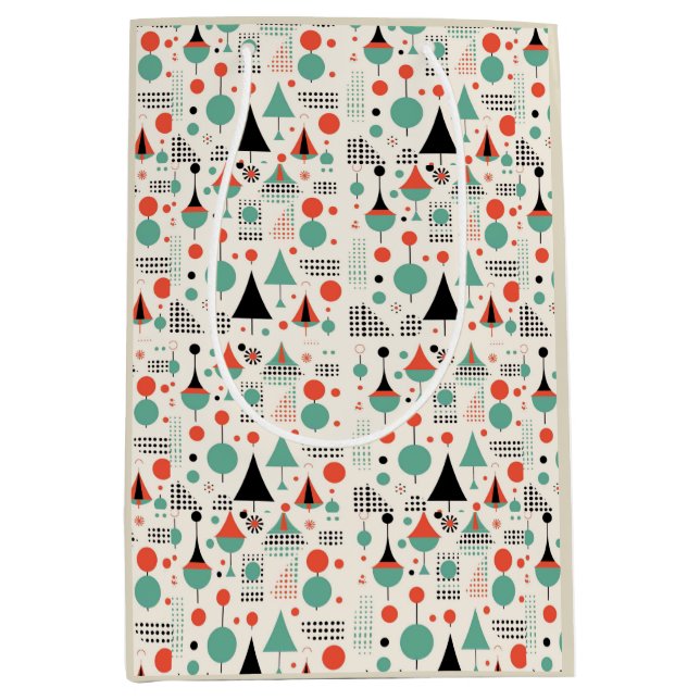 Bolsa De Regalo Mediana Navidades modernos del siglo XX (Anverso)