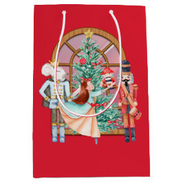Bolsa De Regalo Mediana Navidades Nutcracker Ballerina Mouse King