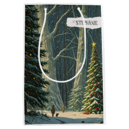 Bolsa De Regalo Mediana Navidades personalizados de solsticio