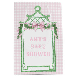 Bolsa De Regalo Mediana Navidades Preppy Chinoiserie Pagoda Baby Shower