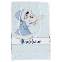 Navidades Princess Owl Winter Snowflakes