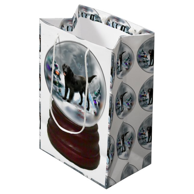 Bolsa De Regalo Mediana Navidades recuperadores planos (Angulo Anverso)