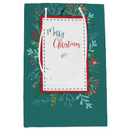 Bolsa De Regalo Mediana Navidades Rústicos Naturales