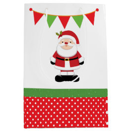 Bolsa De Regalo Mediana Navidades Santa Claus