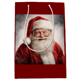 Bolsa De Regalo Mediana Navidades Santa Claus