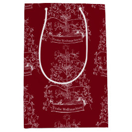 Bolsa De Regalo Mediana Navidades tradicionales del viejo mundo