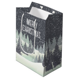 Bolsa De Regalo Mediana Navidades Winter Pines