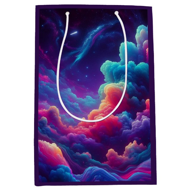 Bolsa De Regalo Mediana Neon Cloud Bag (Anverso)