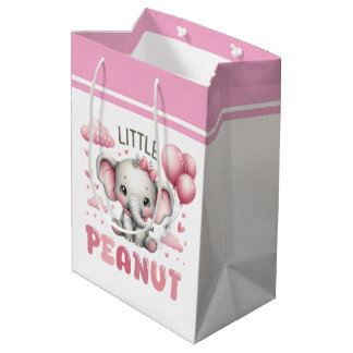 Bolsa De Regalo Mediana Niña adorable pequeño cacahuete