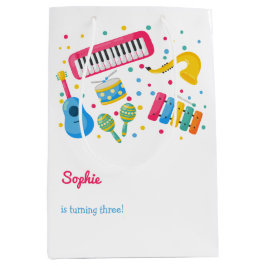 Bolsa De Regalo Mediana Niños de instrumentos musicales