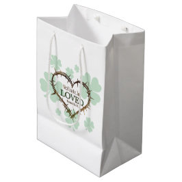 Bolsa De Regalo Mediana NO ES SUERTE SOLO AMAR EL Día de San Patricio