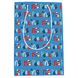 Bolsa De Regalo Mediana No hay Navidades de niños extravagantes