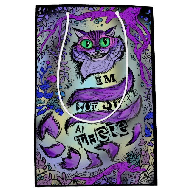 Bolsa De Regalo Mediana No Todo Ahí, Gato Loco (Anverso)