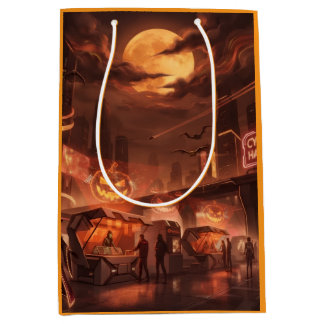 Bolsa De Regalo Mediana Noche de Brujas